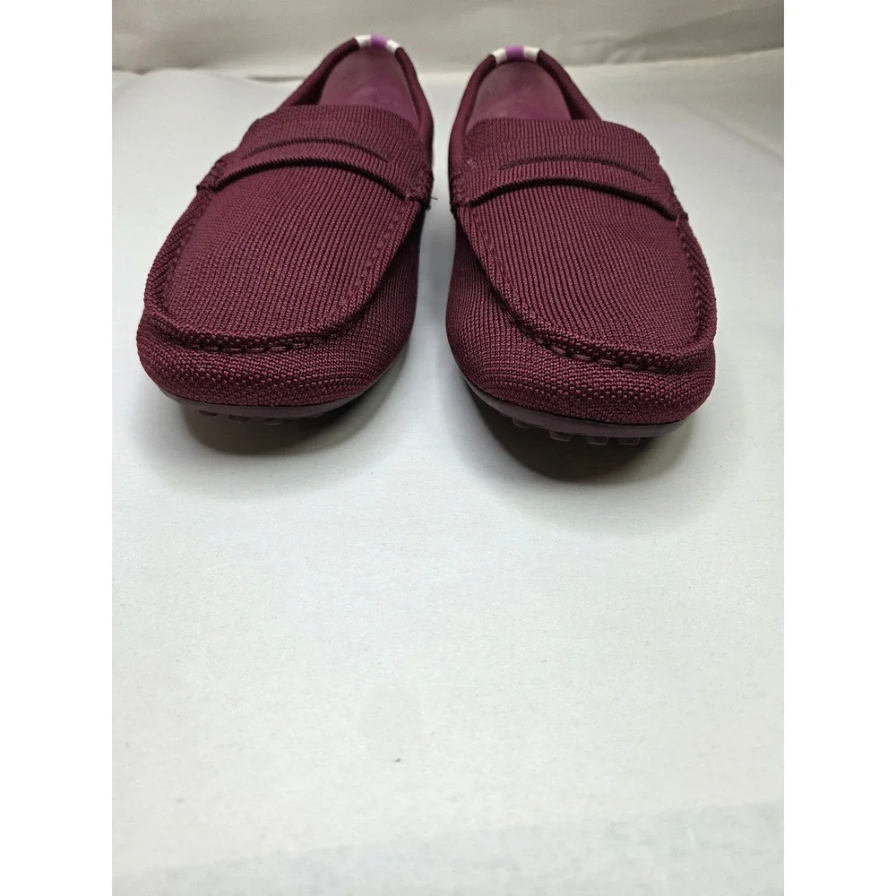 Rothy's The Driver loafers in a beautiful burgundy wine color Women's US Size 10